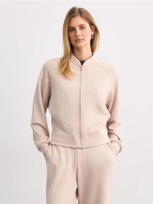 Mohito - Rozpinana bluza ze stójką - beżowy