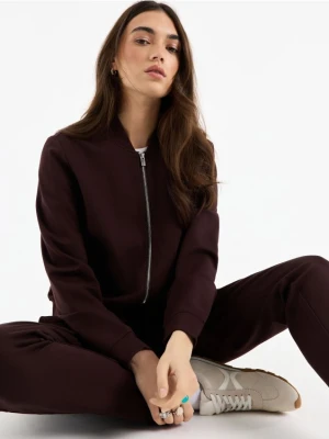 Mohito - Rozpinana czekoladowa bluza - ciemnobrązowy