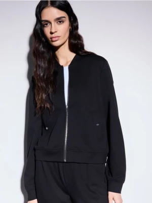 Mohito - Rozpinana czarna bluza - czarny