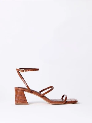 Mohito - Sandały na słupku - brązowy