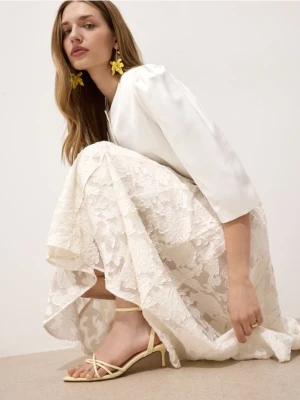 Mohito - Sandały na szpilce - żółty