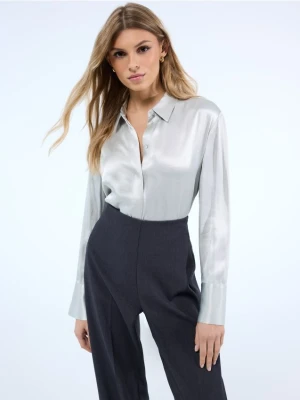 Mohito - Satynowa koszula - srebrny