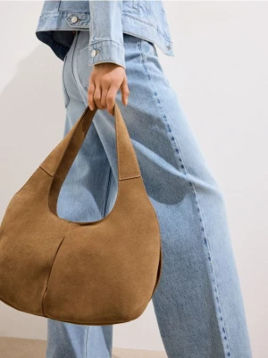 Mohito - Skórzana torebka - beżowy