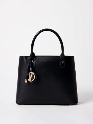 Mohito - Skórzana torebka office - czarny