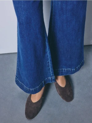 Mohito - Skórzane baleriny - ciemnobrązowy