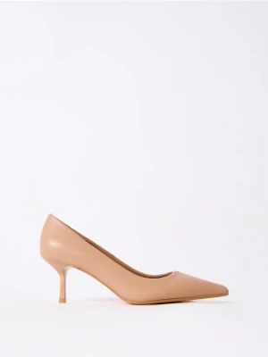 Mohito - Skórzane czółenka - beżowy