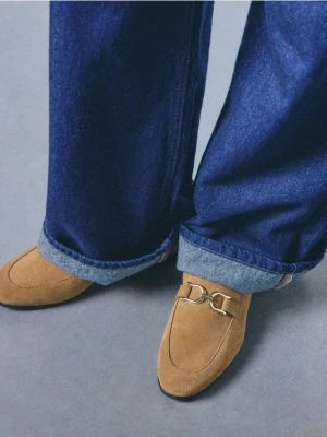 Mohito - Skórzane loafersy - beżowy