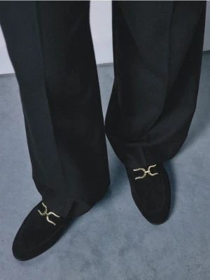 Mohito - Skórzane loafersy - czarny