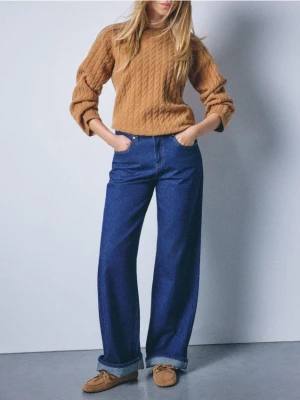 Mohito - Skórzane mokasyny - brązowy