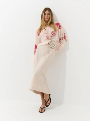 Mohito - Spódnica midi - kremowy