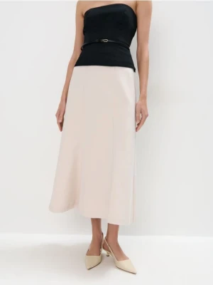Mohito - Spódnica midi - kremowy