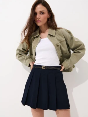 Mohito - Spódnico-szorty z paskiem - granatowy