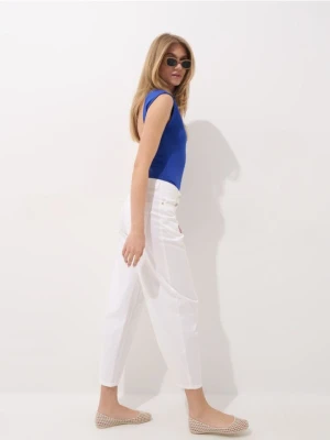 Mohito - Spodnie barrel - biały