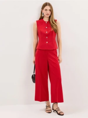 Mohito - Spodnie culotte - czerwony