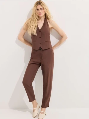 Mohito - Spodnie cygaretki - brązowy