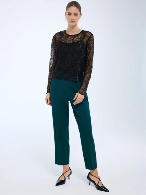 Mohito - Spodnie cygaretki - ciemny zielony