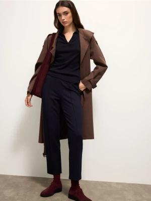 Mohito - Spodnie cygaretki - granatowy