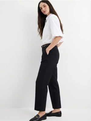 Mohito - Spodnie cygaretki petite - czarny