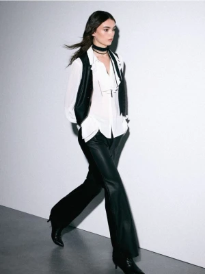 Mohito - Spodnie flare - czarny