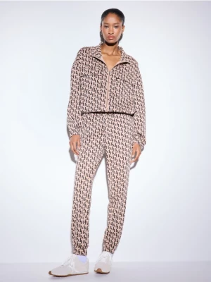 Mohito - Spodnie joggery - beżowy