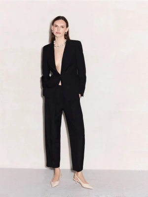 Mohito - Spodnie slouchy - czarny