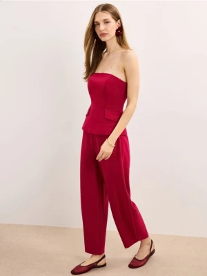 Mohito - Spodnie slouchy - fioletowy