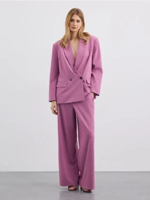 Mohito - Spodnie wide leg - ciemny fiolet