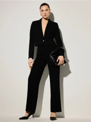 Mohito - Spodnie wide leg - czarny