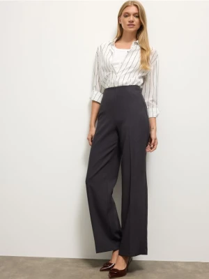 Mohito - Spodnie wide leg - szary