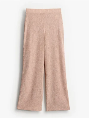 Mohito - Spodnie z szeroką nogawką - beżowy