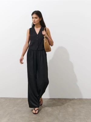 Mohito - Spodnie z wiskozy - czarny