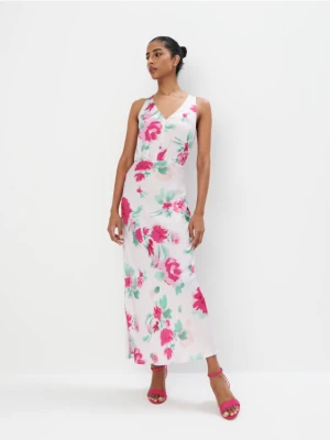 Mohito - Sukienka maxi w kwiaty - wielobarwny