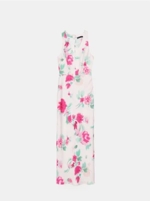 Mohito - Sukienka maxi w kwiaty - wielobarwny