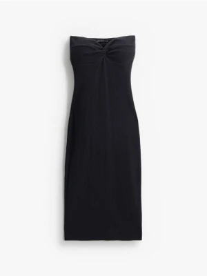 Mohito - Sukienka midi bez ramiączek - czarny
