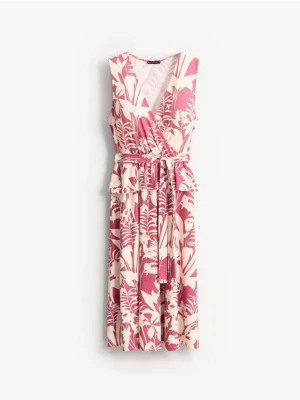 Mohito - Sukienka midi - fuksjowy