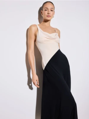 Mohito - Sukienka midi na ramiączkach - czarny