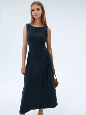 Mohito - Sukienka midi na ramiączkach - czarny