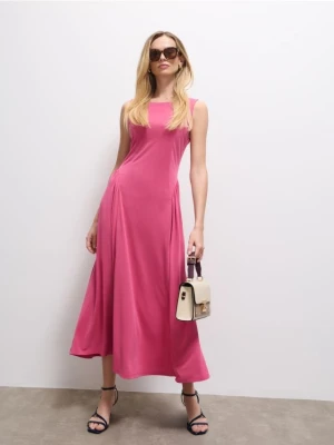 Mohito - Sukienka midi na ramiączkach - fioletowy