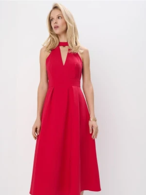 Mohito - Sukienka midi o kroju litery A - czerwony