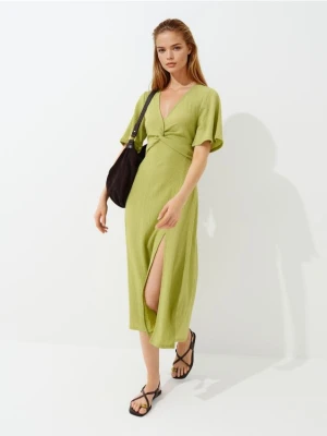 Mohito - Sukienka midi z krótkim rękawem - zielony