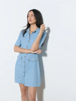 Mohito - Sukienka mini - błękitny