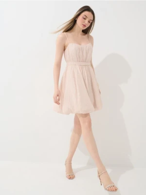 Mohito - Sukienka mini bombka - beżowy
