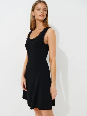 Mohito - Sukienka mini na ramiączkach - czarny