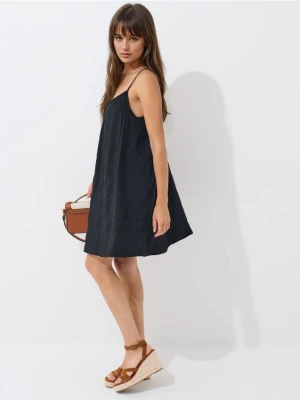 Mohito - Sukienka mini na ramiączkach - czarny