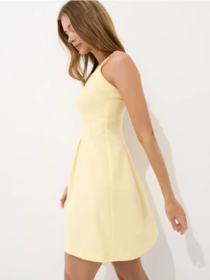 Mohito - Sukienka mini na ramiączkach - żółty