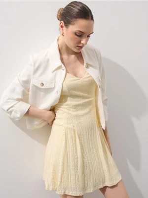 Mohito - Sukienka mini na ramiączkach - żółty