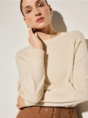 Mohito - Sweter basic - beżowy