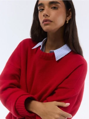 Mohito - Sweter basic - czerwony