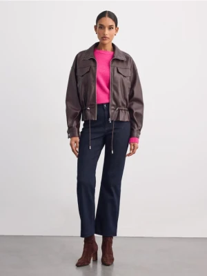 Mohito - Sweter basic - fuksjowy