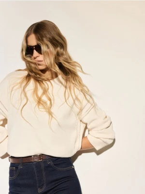 Mohito - Sweter basic - kremowy